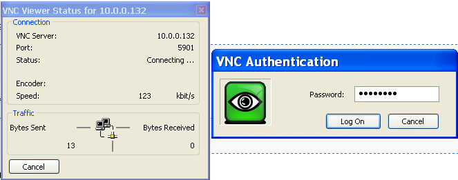 vnc viewer password